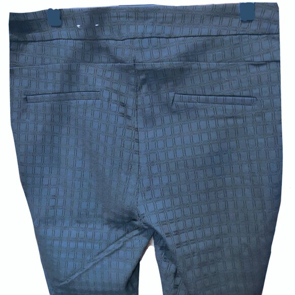 JL Jules & Leopold Women's Blue and Black Straight Leg Pull-On Pants - Picture 2 of 7